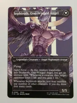 Sephiroth, Fabled Soldier Borderless, MTG Single, FIN 0382 Mythic Near Mint - Image 2