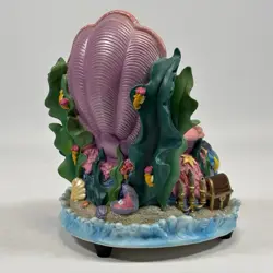 Vintage 1988 Walt Disney Little Mermaid “Under The Sea” Ariel Wind Up Music Box - Image 5