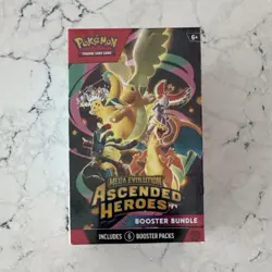 Pokemon TCG Mega Evolution: Ascended Heroes Booster Bundle 6 Packs English - Image 1