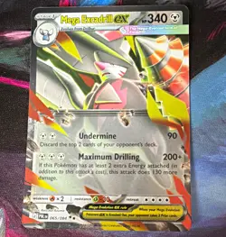 Pokemon TCG Mega Excadrill EX 065/084 BREAKpoint Ultra Rare Foil Eng 2016 - Image 1