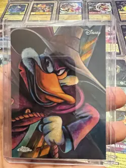 Topps Chrome Disney Darkwing Duck 35 Years AD-7 Insert Art James C. Mulligan - Image 3
