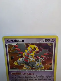 Pokemon TCG Giratina 9/127 Platinum Holo Rare 2009 Vintage - Image 3