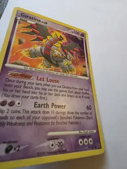 Pokemon TCG Giratina 9/127 Platinum Holo Rare 2009 Vintage - Image 4