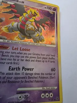 Pokemon TCG Giratina 9/127 Platinum Holo Rare 2009 Vintage - Image 5