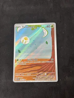 Pokemon TCG Scarlet & Violet Base Set Tarountula 199/198 Illustration Rare Card - Image 1