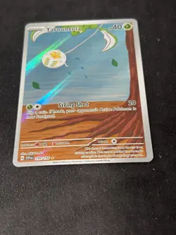 Pokemon TCG Scarlet & Violet Base Set Tarountula 199/198 Illustration Rare Card - Image 3