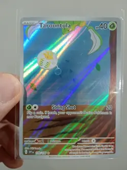 Pokemon TCG Tarountula Scarlet & Violet Base Set 199/198 Holo Illustration Rare - Image 1