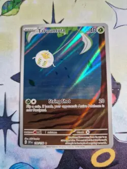 Pokemon TCG Tarountula Illustration Rare Card Scarlet & Violet Base Set 199/198 - Image 1