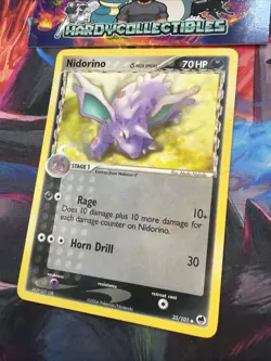 Pokemon TCG Nidorino Uncommon 35/101 Near Mint 2006 Vintage Delta Species - Image 2