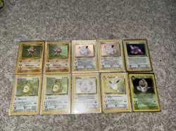 Pokemon TCG WOTC Vintage Holo Lot (10 Cards) - Image 1
