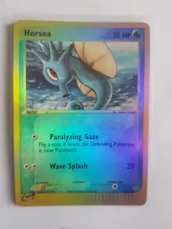 Pokemon TCG Horsea Common Reverse Holo 58/97 EX Dragon NM - Image 1