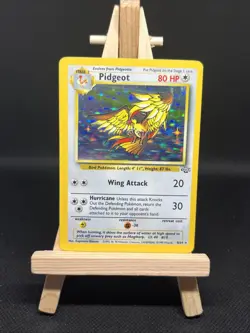 Pokemon TCG Jungle Pidgeot Holo Rare Card 8/64 1999 WOTC Vintage LP/MP - Image 1