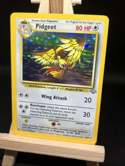 Pokemon TCG Jungle Pidgeot Holo Rare Card 8/64 1999 WOTC Vintage LP/MP - Image 2