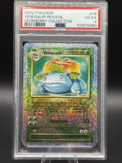 Pokemon Venusaur Legendary Collection Reverse Holo 18/110 PSA 4 English - Image 1