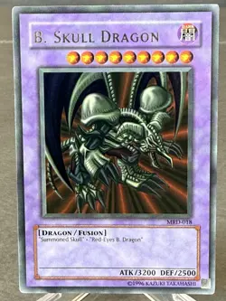 2009 Yu-Gi-Oh! B. Skull Dragon MRD-018 Metal Raiders Unlimited UR Holo Foil - Image 1