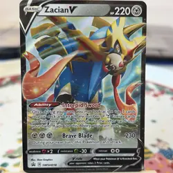 Zacian V Swsh018 Swsh: Sword & Shield Promo Cards Holo - Image 2