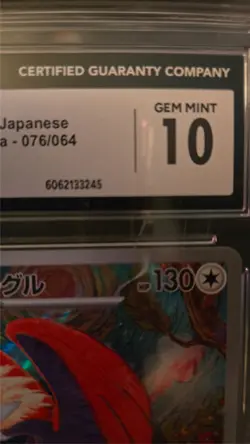 Pokemon JP Braviary 076/064 2024 Paradise Dragona - CGC 10 Mint Art Rare Holo - Image 4