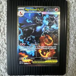 Mega Charizard x EX 125/094 Me02: Phantasmal Flames Holo NM - Image 1