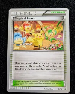 2013 Pokemon World Championship Promo Card BW50 | Trainer: Tropical Beach. Mint. - Image 1