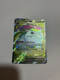 Pokemon Venasaur EX Full Art Card 182/165 Scarlet & Violet 151 Series - Image 1