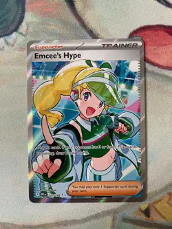 Emcee's Hype 220/182 - Destined Rivals - Ultra Rare - NM - Pokemon TCG - Image 1