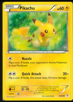 Pikachu 26/83 Common Generations Pokemon Near Mint - Image 1