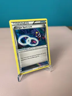 Pokemon TCG XY Phantom Forces Gengar Spirit Link Card 95/119 Holo - Image 1