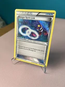 Pokemon TCG XY Phantom Forces Gengar Spirit Link Card 95/119 Holo - Image 2