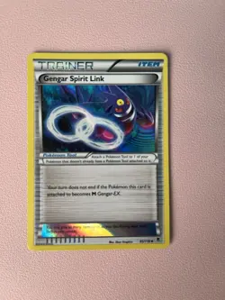 Pokemon TCG XY Phantom Forces Gengar Spirit Link Card 95/119 Holo - Image 4