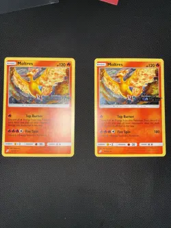 Pokemon Moltres Stamped Pre-Release Promo Team Up 19/181 - Image 1