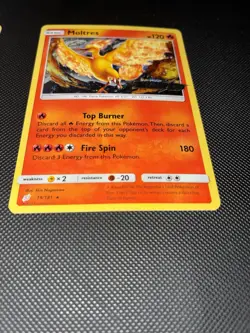 Pokemon Moltres Stamped Pre-Release Promo Team Up 19/181 - Image 4