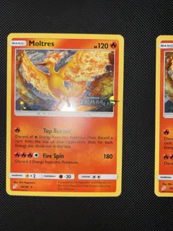 Pokemon Moltres Stamped Pre-Release Promo Team Up 19/181 - Image 5