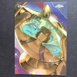 2026 Topps Chrome Disney GENIE and ALADDIN REFLECTIONS #R-1 SSP Case Hit RARE!! - Image 1