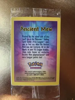 Unopen 2000 Pokemon The Movie Ancient Mew Near Mint or Better - Image 2