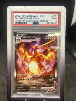 Pokemon Charizard VMAX Ultra-Premium Coll.ENGL Promo SWSH261 PSA 9 Mint - Image 1