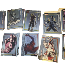 Base cards Marvel Non-Sport Trading 136 Card Lot Hulk Venomizer Psylocke X-23 - Image 2