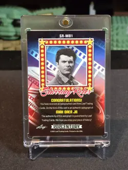 2021 Leaf Metal Pop Century Autograph Card - Max Baer Jr. (Jethro Bodine) 7/25 - Image 2