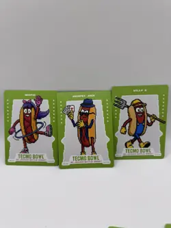 Tecmo Hot Dogs - Bo Jackson Battle Arena 16 Card Lot Hot dog Cards 2026 - Image 5