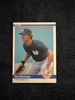1984 Fleer #131 Don Mattingly RC New York Yankees DKL Quality - Image 3