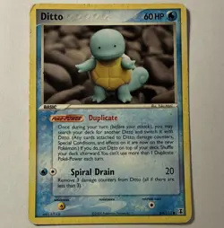 Nintendo Pokemon TCG Ditto 64/113 Delta Species Regular Common English 2005 - Image 1