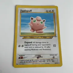 Pokemon Jigglypuff Neo Destiny 44/105 - Yuka Morii Uncommon *MP* - Image 1