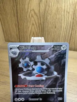 Pokemon Klinklang Holo Illustration Rare Sv: Black Bolt 141/086 - Image 2