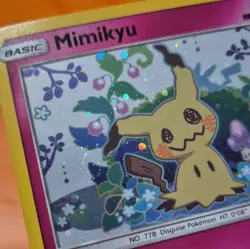 The Pokemon Company Pokemon TCG Mimikyu SM163 SM Black Star Promo EN Holo - Image 2