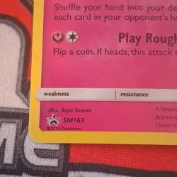 Pokemon TCG Mimikyu SM163 Promo Holo Basic SM EN 2019 70 HP Saya Tsuruta - Image 5