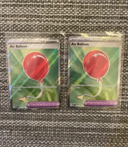 Air Balloon Full Art Ultra Rare 166/132 Pokemon Mega Evolution English X2 - Image 1