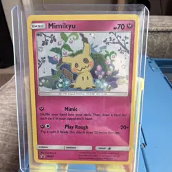 Pokemon Mimikyu SM-P Sun & Moon Promo Basic Pokemon Holo Fairy SM163 - Image 1