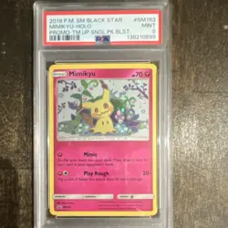 Pokemon Mimikyu SM Black Star Promo Holo SM163 PSA 9 Mint English 2019 - Image 1