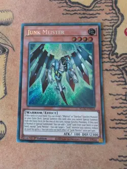 Yu-Gi-Oh TCG Junk Meister Secret Rare BLGG-EN033 1st Edition NM - Image 2
