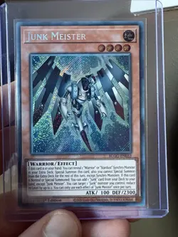 Konami Yu-Gi-Oh! Junk Meister BLGG-EN033 Secret Rare Foil 1st Ed - Image 1