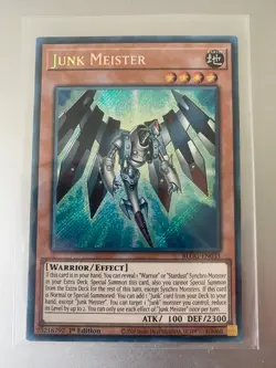 Yu-Gi-Oh! BLGG-EN033 Junk Meister Secret Rare - Image 1